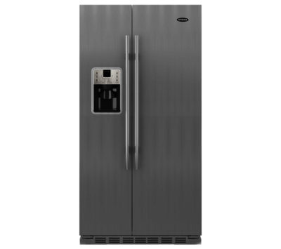 BRITANNIA  Montana American-Style Fridge Freezer - Stainless Steel
